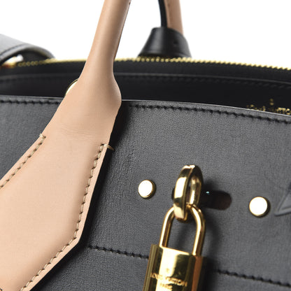 Louis Vuitton Calfskin City Steamer MM Rouge Black 12 of 13