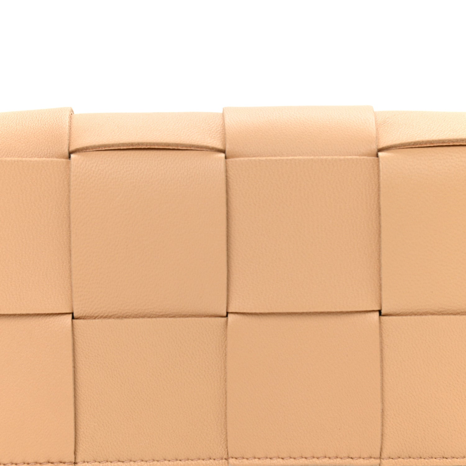 Bottega Veneta Lambskin Intreccio Cassette Belt Belt Bag Almond 7 of 8