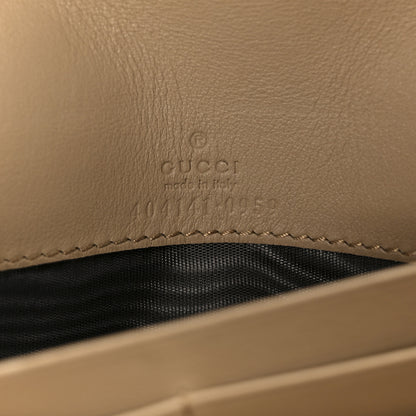 Gucci GG Supreme Monogram Dionysus Chain Clutch Wallet Beige Taupe 6 of 9