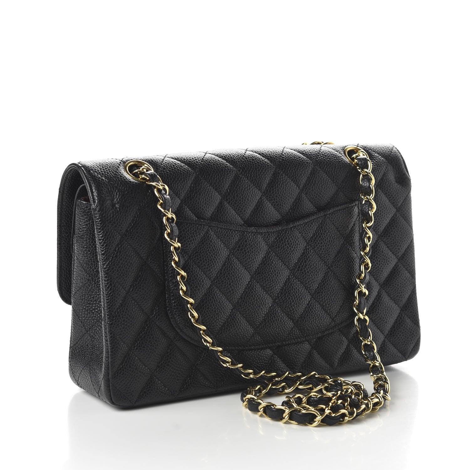 Chanel Caviar Quilted Medium Double Flap Black 3 of 11