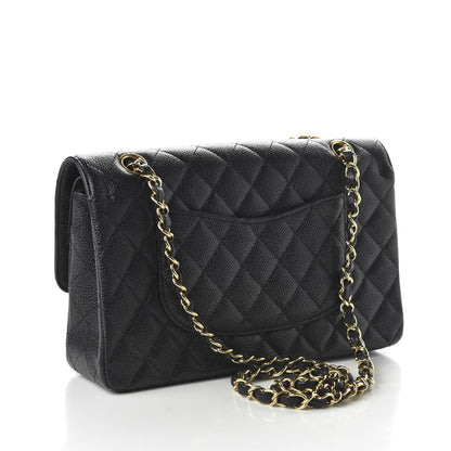 Chanel Caviar Quilted Medium Double Flap Black 3 of 11