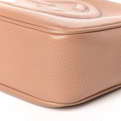 Gucci Pebbled Calfskin Small Soho Disco Bag Camelia 10 of 11