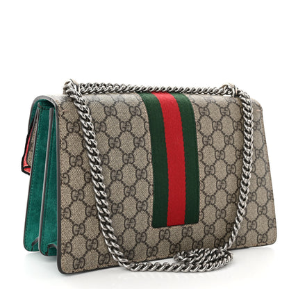 Gucci GG Supreme Monogram Web Floral Embroidered Small Dionysus Shoulder Bag 3 of 12