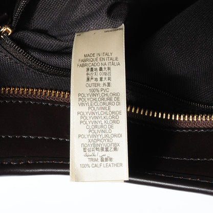 Burberry Haymarket Check Small Brooklyn Hobo Brown 7 of 8