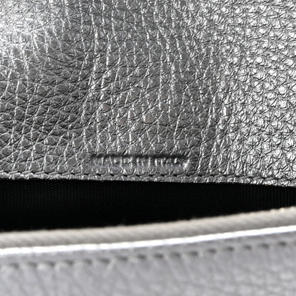 Fendi Cuoio Romano Lux Selleria Flat Clutch Argento 7 of 9