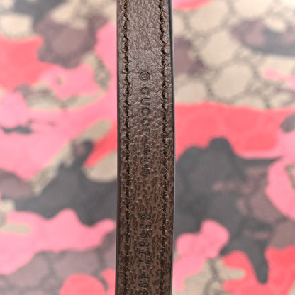 Gucci GG Supreme Monogram Camouflage Tote Pink Red 6 of 10
