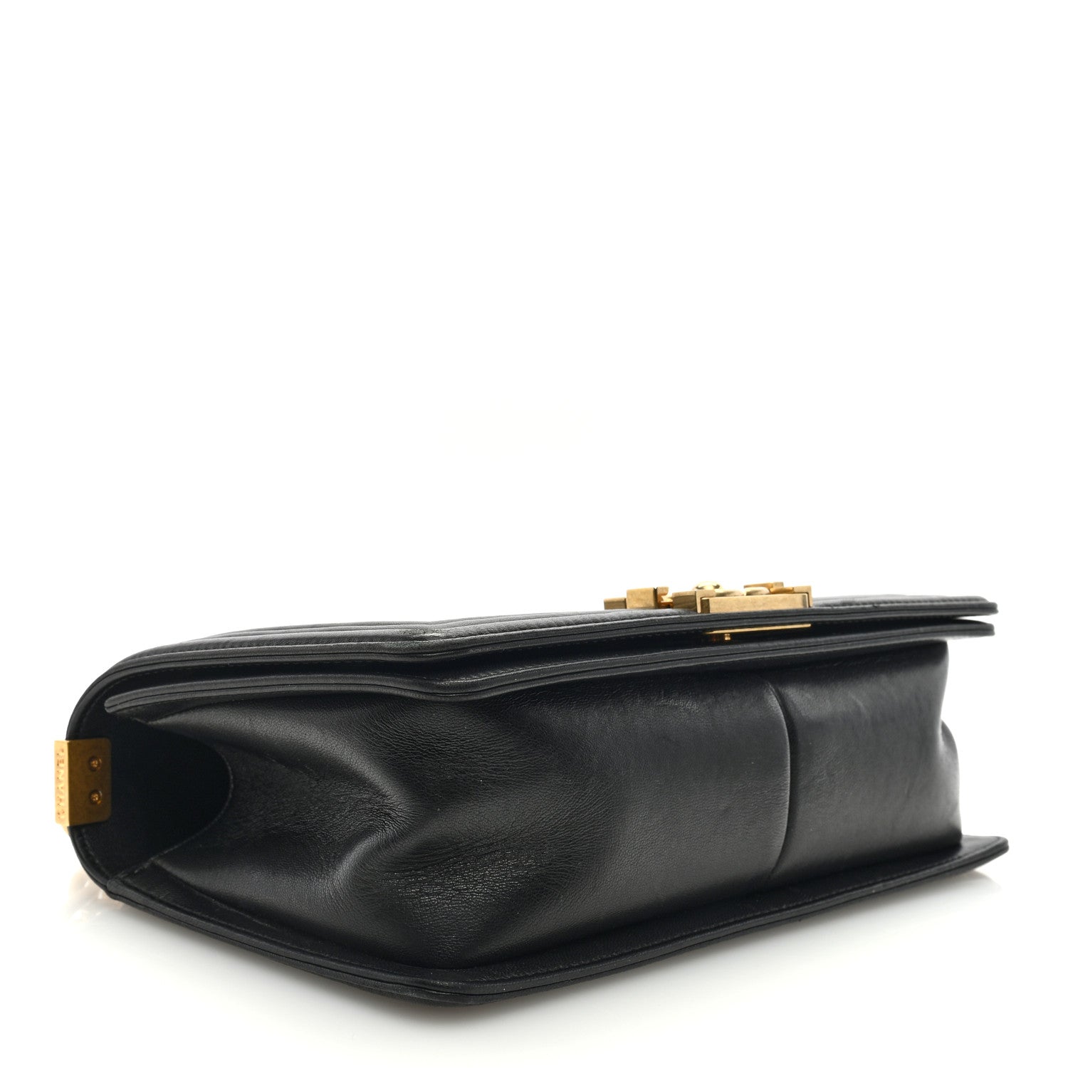 Chanel Lambskin Quilted Medium Boy Flap Black 4 of 9