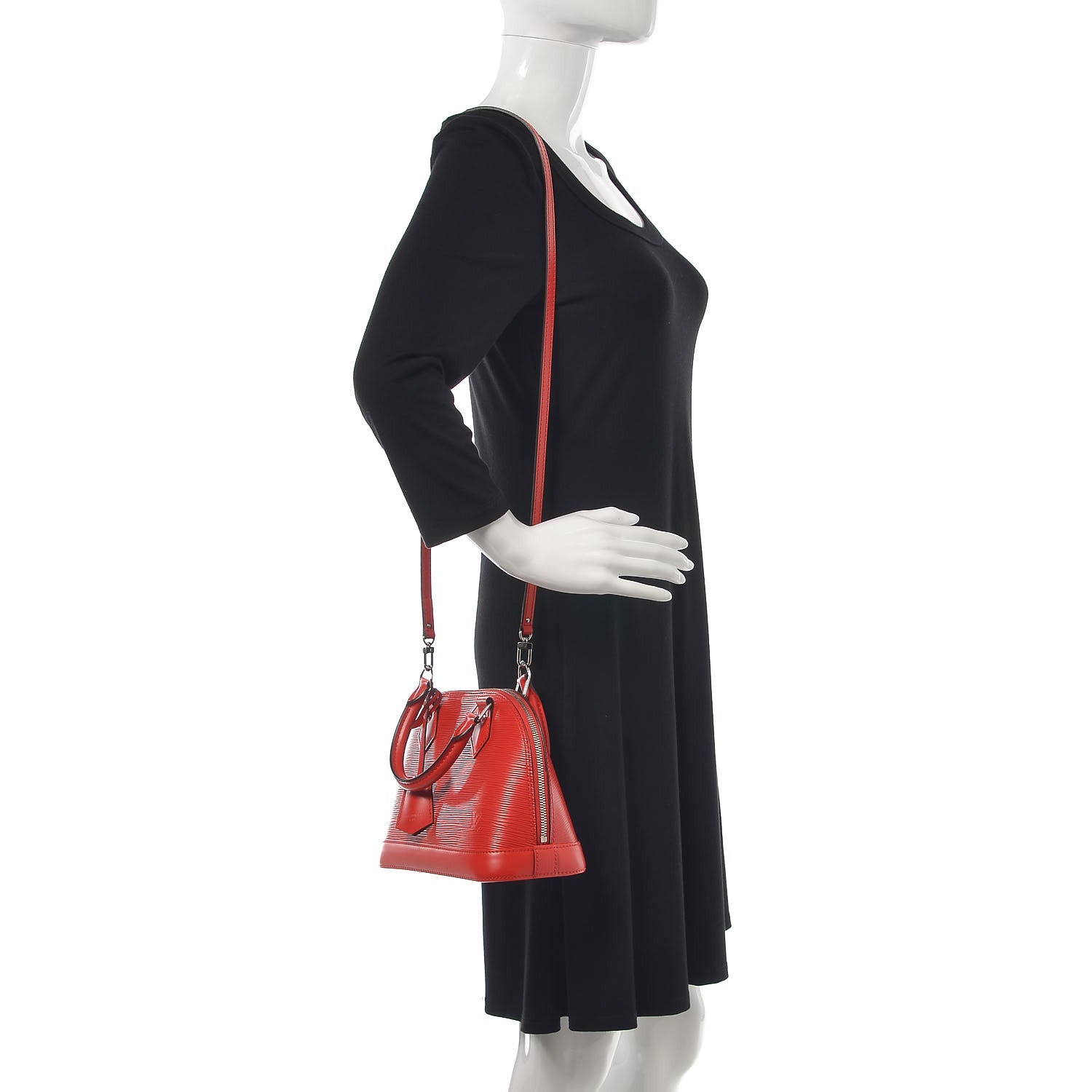 Louis Vuitton Epi Alma BB Coquelicot 3 of 8