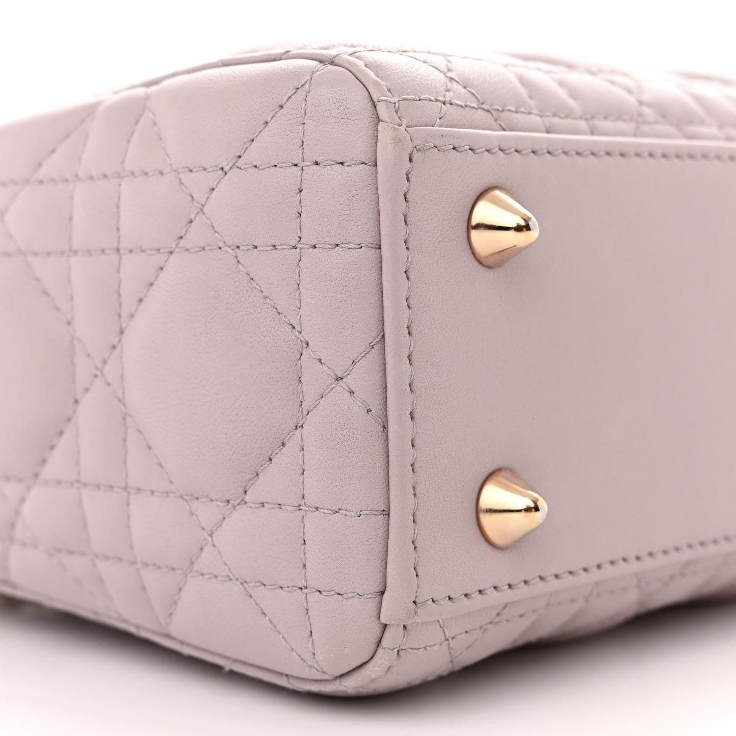 Christian Dior Lambskin Cannage Small My ABCDior Lady Dior Light Pink 8 of 17