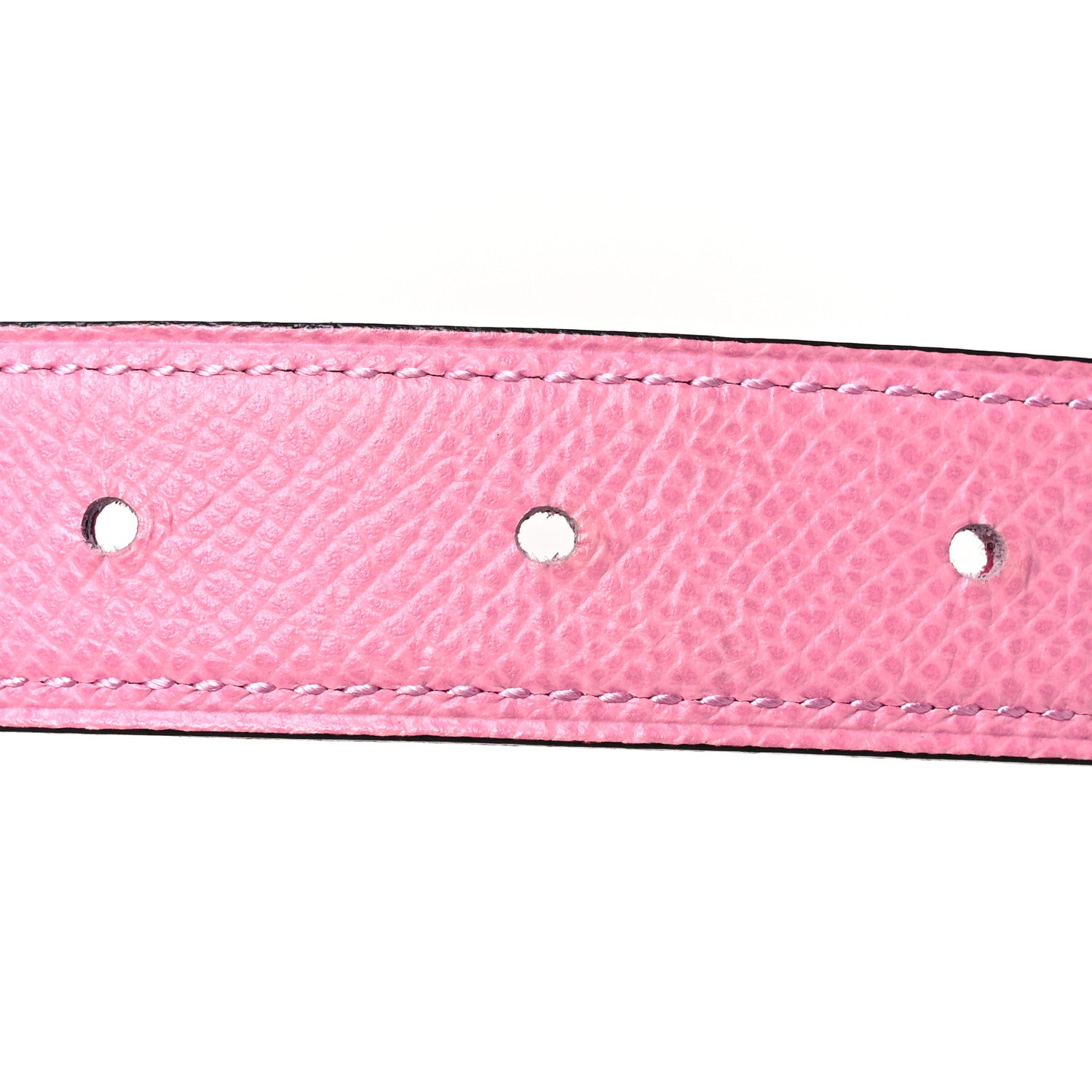 Hermes Epsom Swift 24mm Collier De Chien CDC Belt 85 34 Rose Confetti Rose Mexico 4 of 8