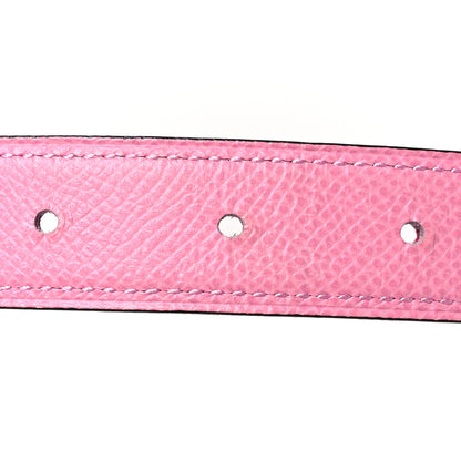 Hermes Epsom Swift 24mm Collier De Chien CDC Belt 85 34 Rose Confetti Rose Mexico 4 of 8