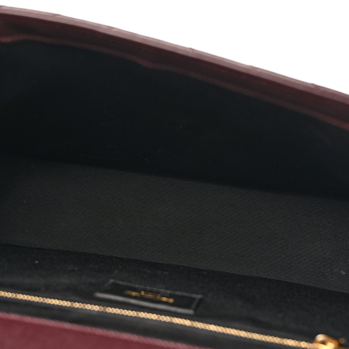 Grain De Poudre Matelasse Chevron Large Monogram Satchel Rouge Legion