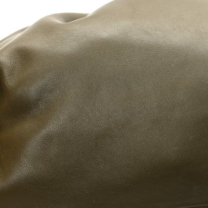 Bottega Veneta Smooth Butter Calf The Pouch Oversized Clutch Kaki Fondent 8 of 8