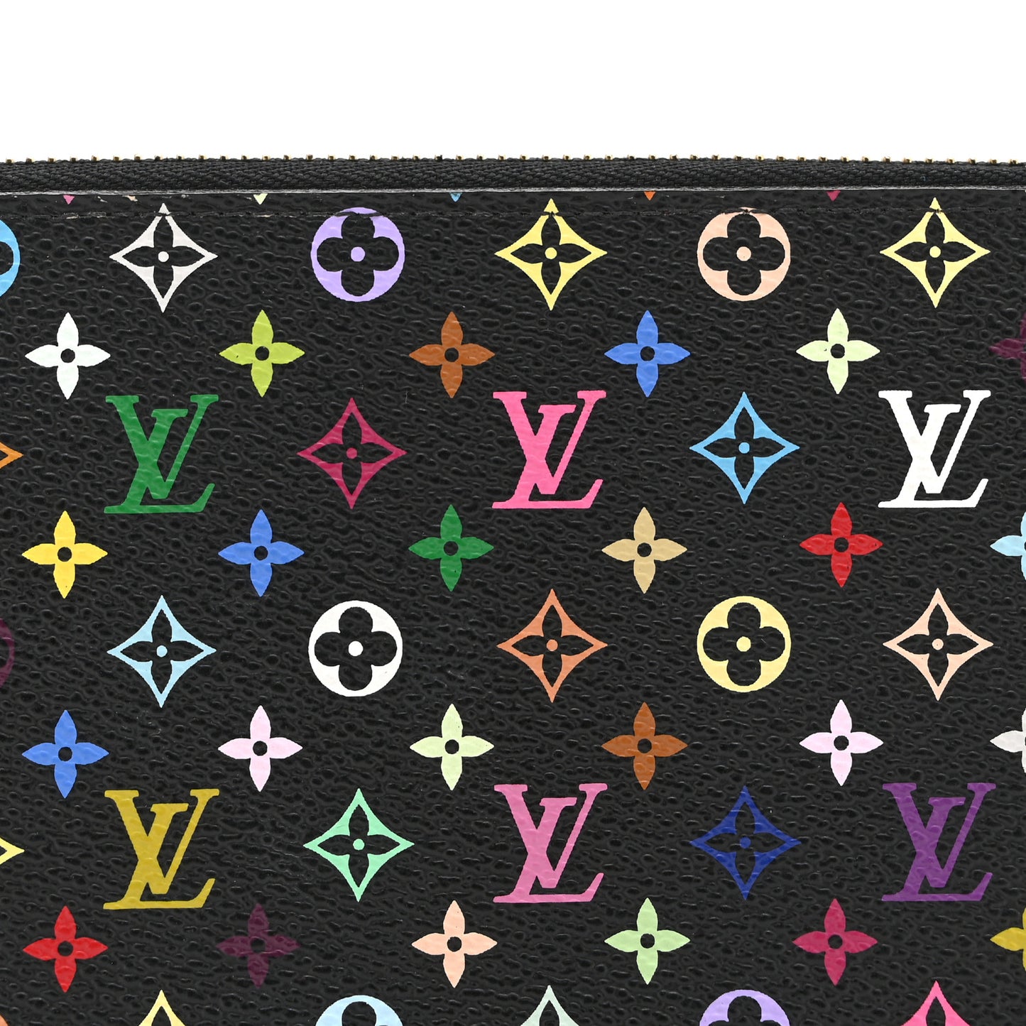 Monogram Multicolor Zippy Wallet Black Grenade