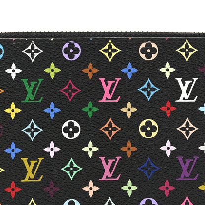 Louis Vuitton Monogram Multicolor Zippy Wallet Black Grenade 8 of 10