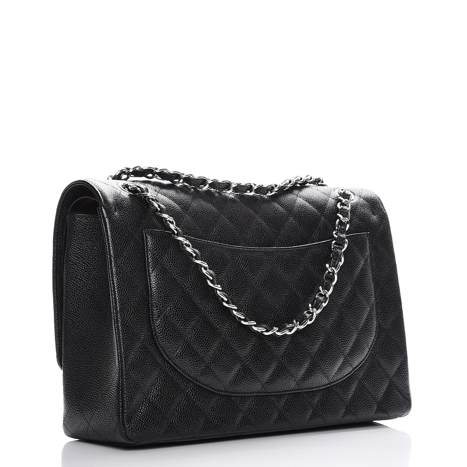 Chanel Caviar Quilted Maxi Double Flap Black 4 of 9