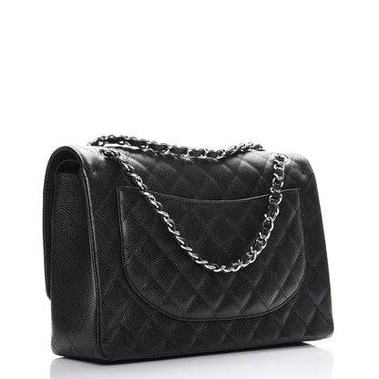 Chanel Caviar Quilted Maxi Double Flap Black 4 of 9