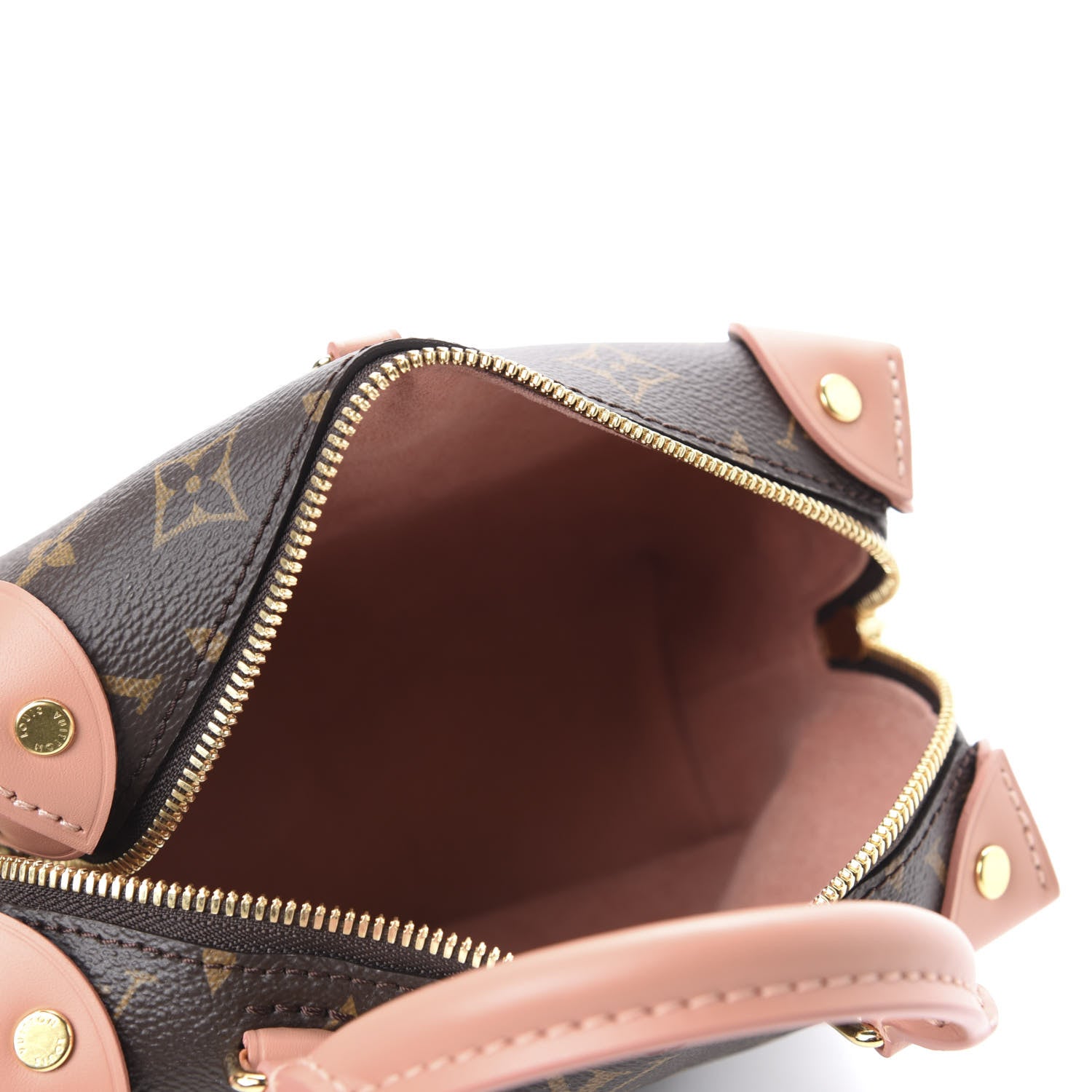 Louis Vuitton Monogram Petite Malle Souple Peach 5 of 10