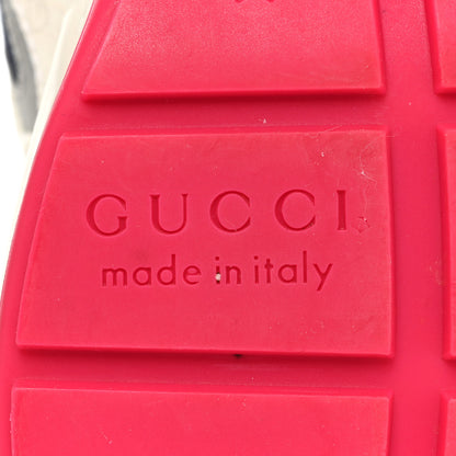 Gucci GG Supreme Monogram Mix Monogram Womens Rhyton Sneakers 39.5 London Blue Beige Pale Pink 7 of 17
