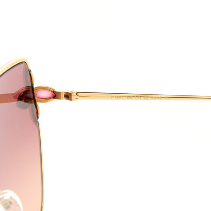 Louis Vuitton Metal Petal Sunglasses Z1628U Gradient Pink Monogram 7 of 8
