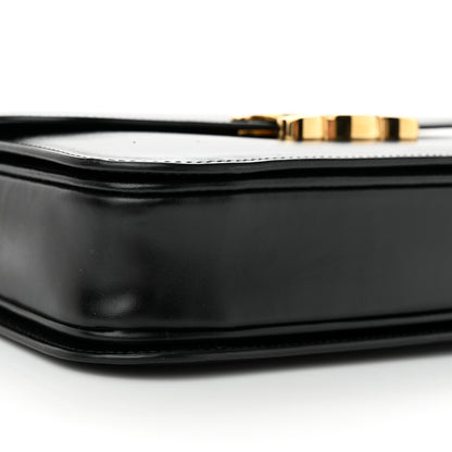 Celine Shiny Calfskin Medium Triomphe Black 9 of 12