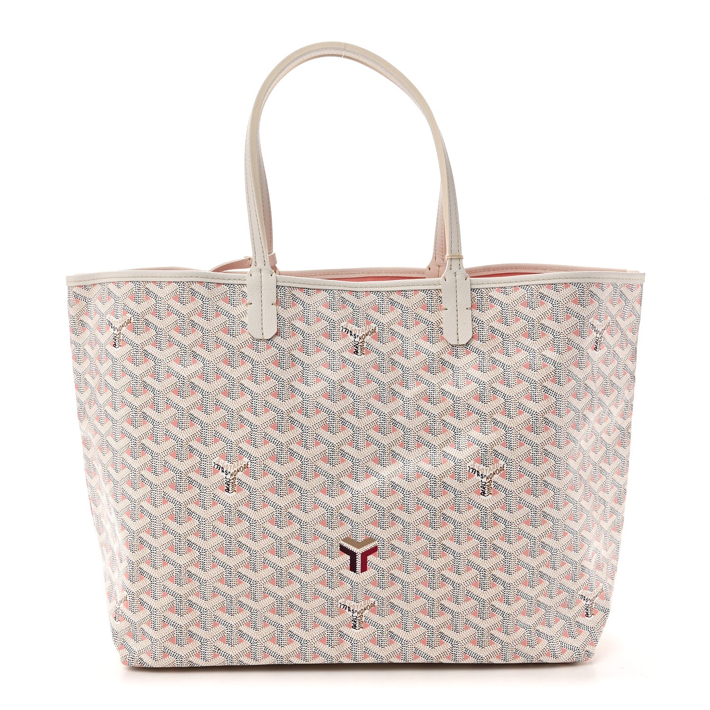 Goyardine Saint Louis Claire Voie PM White Pink