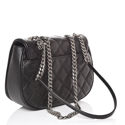 Chanel Calfskin Quilted Small Casual Pocket Messenger Flap Black 3 of 11