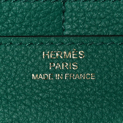 Hermes Evercolor Constance Short Wallet Vert Vertigo 6 of 9