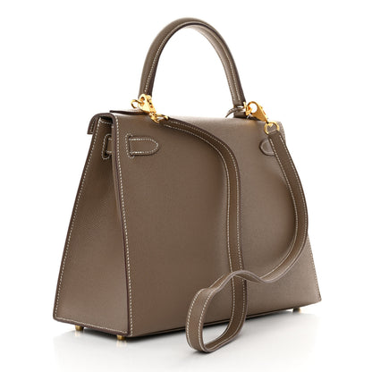 Hermes Epsom Kelly Sellier 28 Etoupe 3 of 15