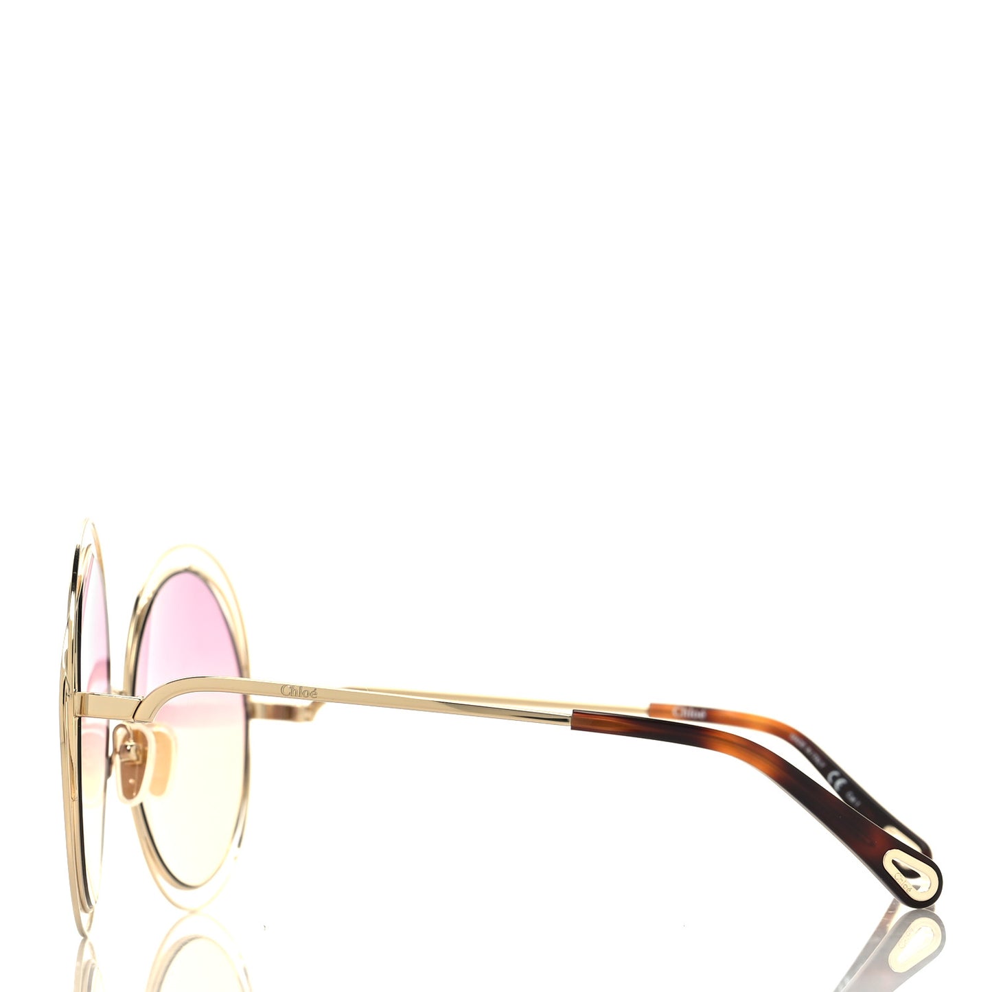 Oversize Round Carlina Oversized Round Sunglasses CE114S Silver