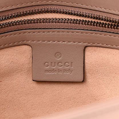 Gucci Calfskin Matelasse Medium GG Marmont Shoulder Bag Porcelain Rose 7 of 9