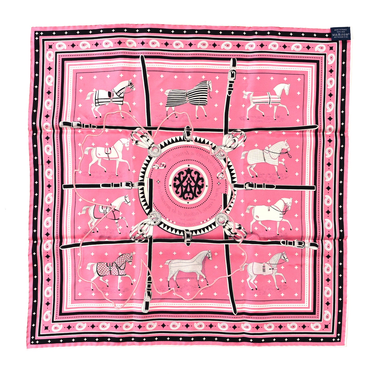 Silk Couvertures Et Tenues De Jour Bandana 70 Rose
