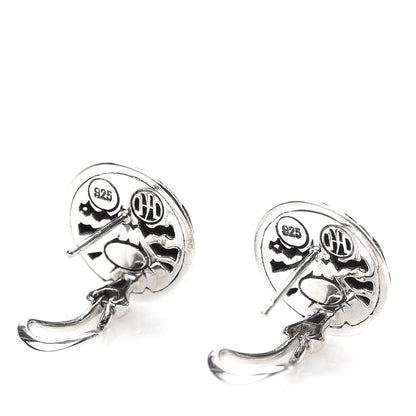 John Hardy Sterling Silver Palu Round Earrings 3 of 4
