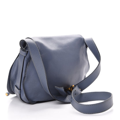 Chloe Calfskin Medium Marcie Round Crossbody Bag Street Blue 2 of 14