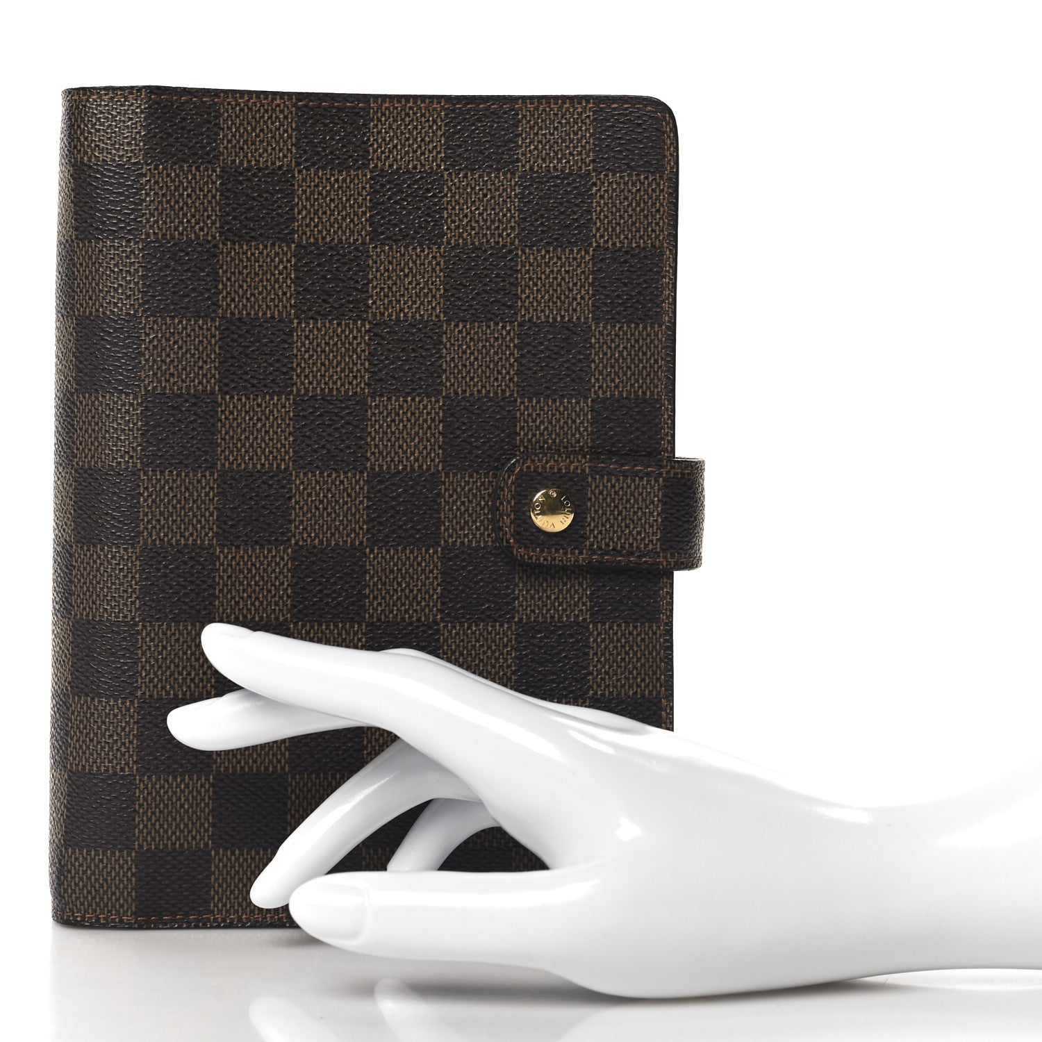 Louis Vuitton Damier Ebene Medium Ring Agenda Cover 2 of 6