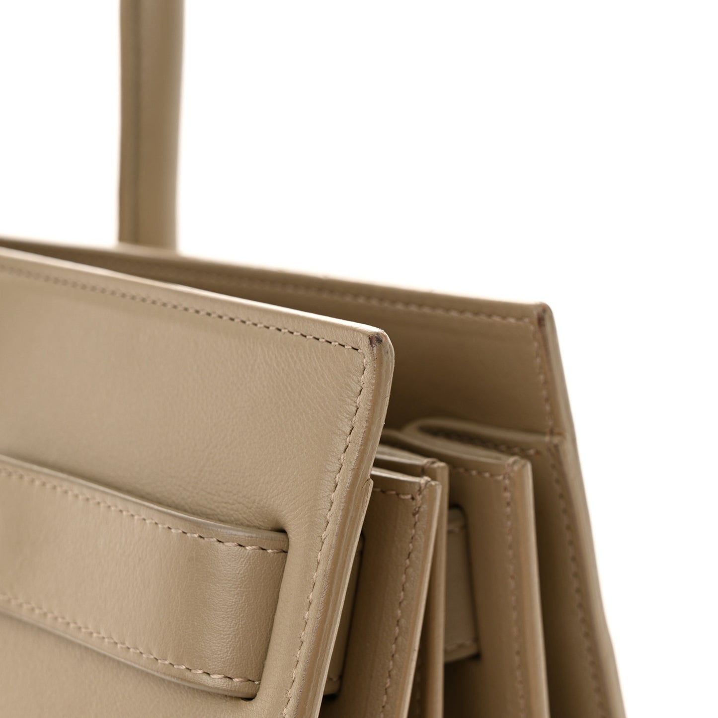 Calfskin Large Sac de Jour Carryall Beige