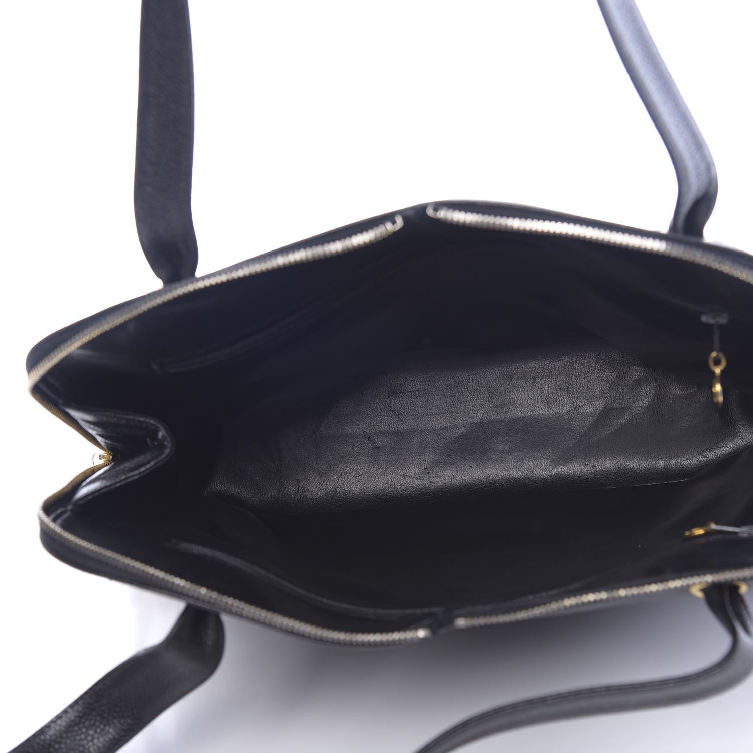 Chanel Caviar Large CC Shoulder Bag Black 5 of 11