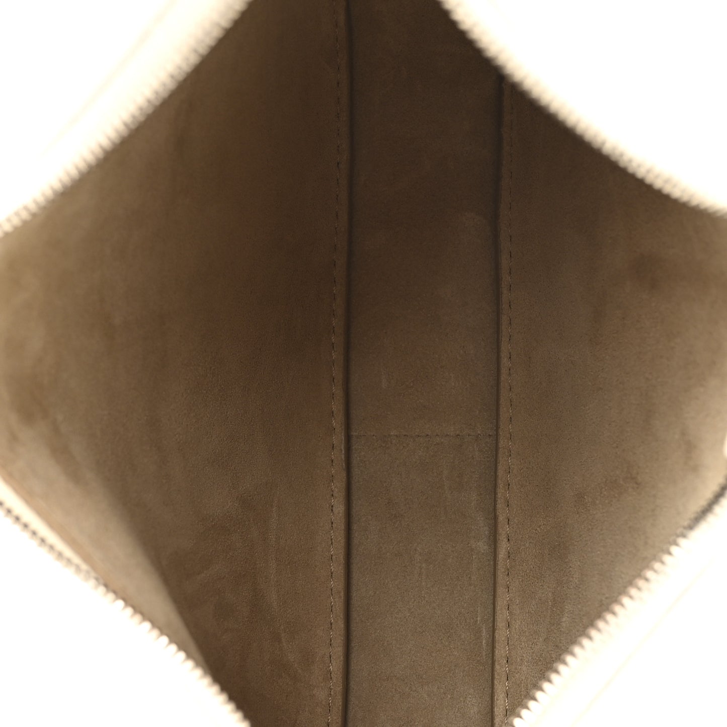 Smooth Calfskin Half Moon Shoulder Bag New Ivory