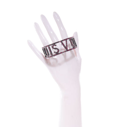 Louis Vuitton Swarovski Crystal 1001 Nuits Nights Bracelet Amarante 2 of 4