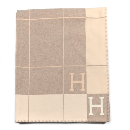 Hermes Wool Cashmere Avalon III Blanket Coco Camomille 1 of 3