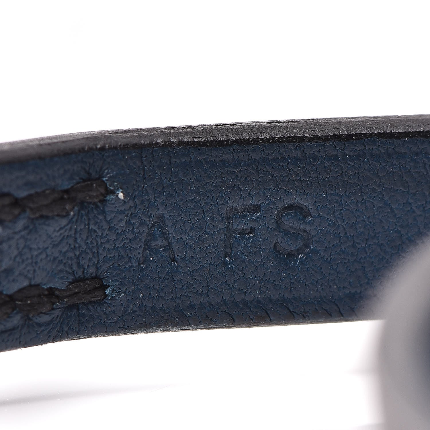 Hermes Chamonix Swift Paddock Double Tour Bracelet T4 Black Bleu De Prusse 6 of 8