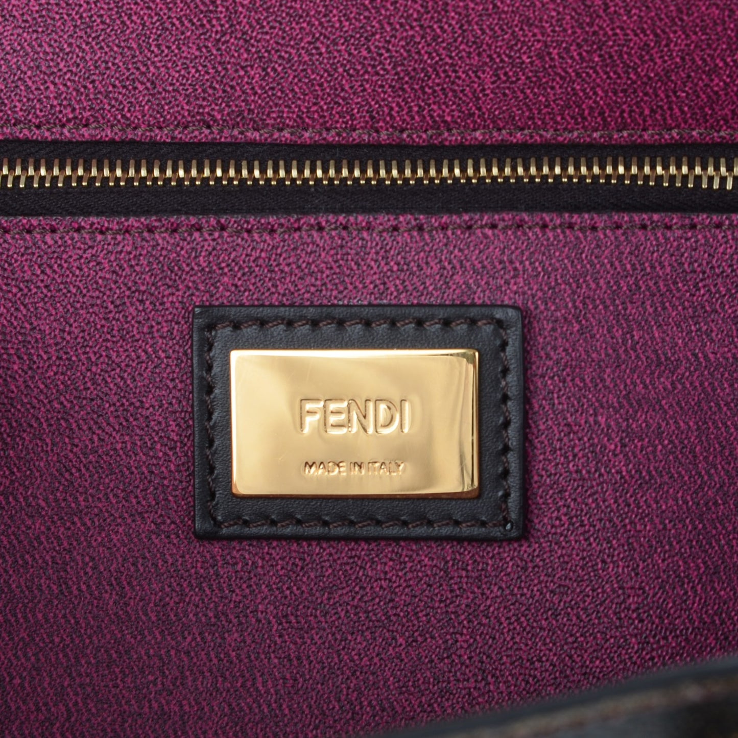 Zucca Spalmati Small Roll Tote Tobacco Fuxia