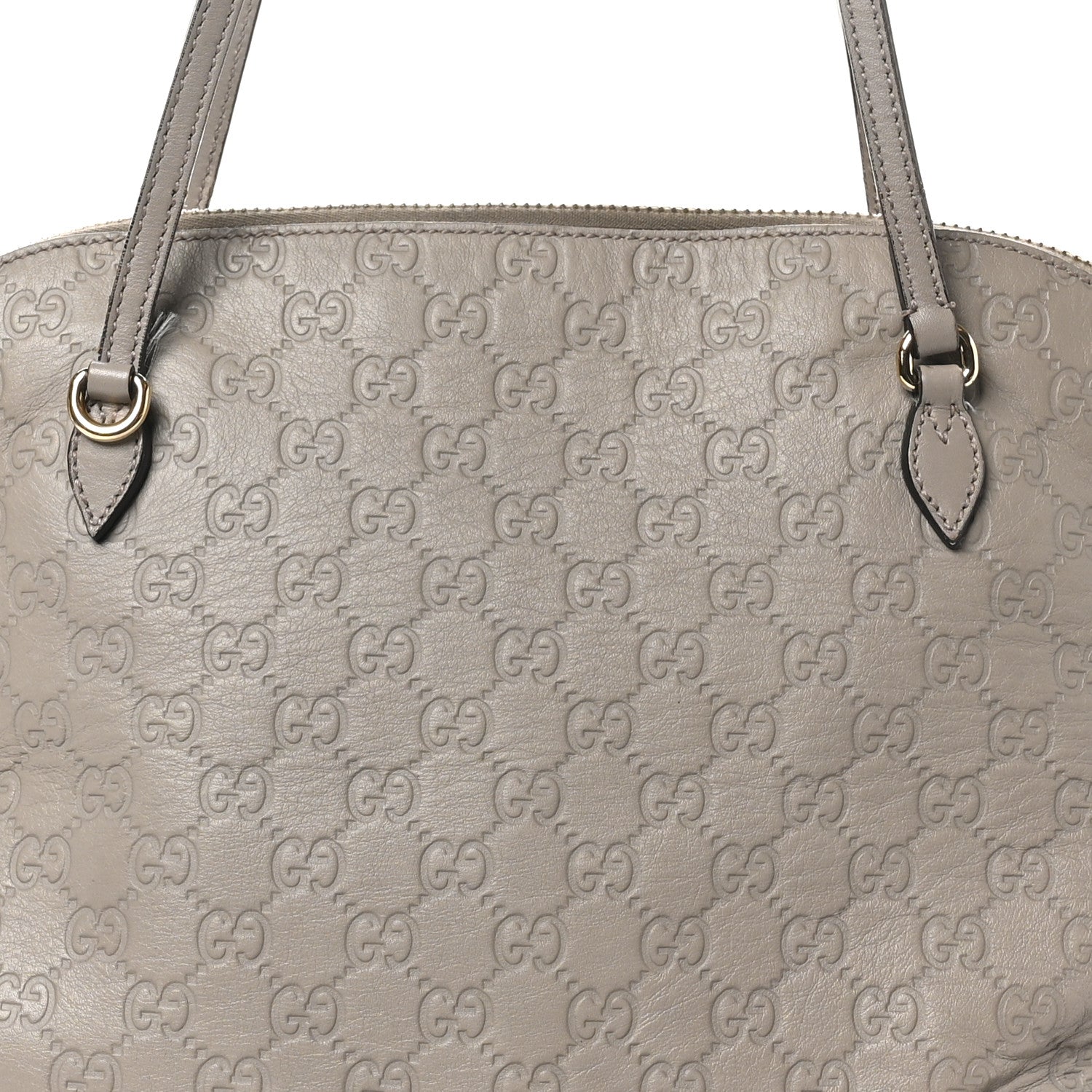Gucci Guccissima Medium Bree Shoulder Bag Storm Grey 8 of 12