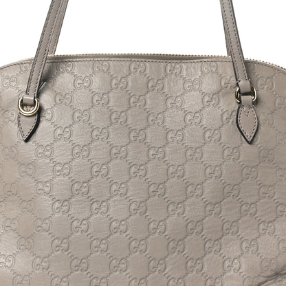 Gucci Guccissima Medium Bree Shoulder Bag Storm Grey 8 of 12