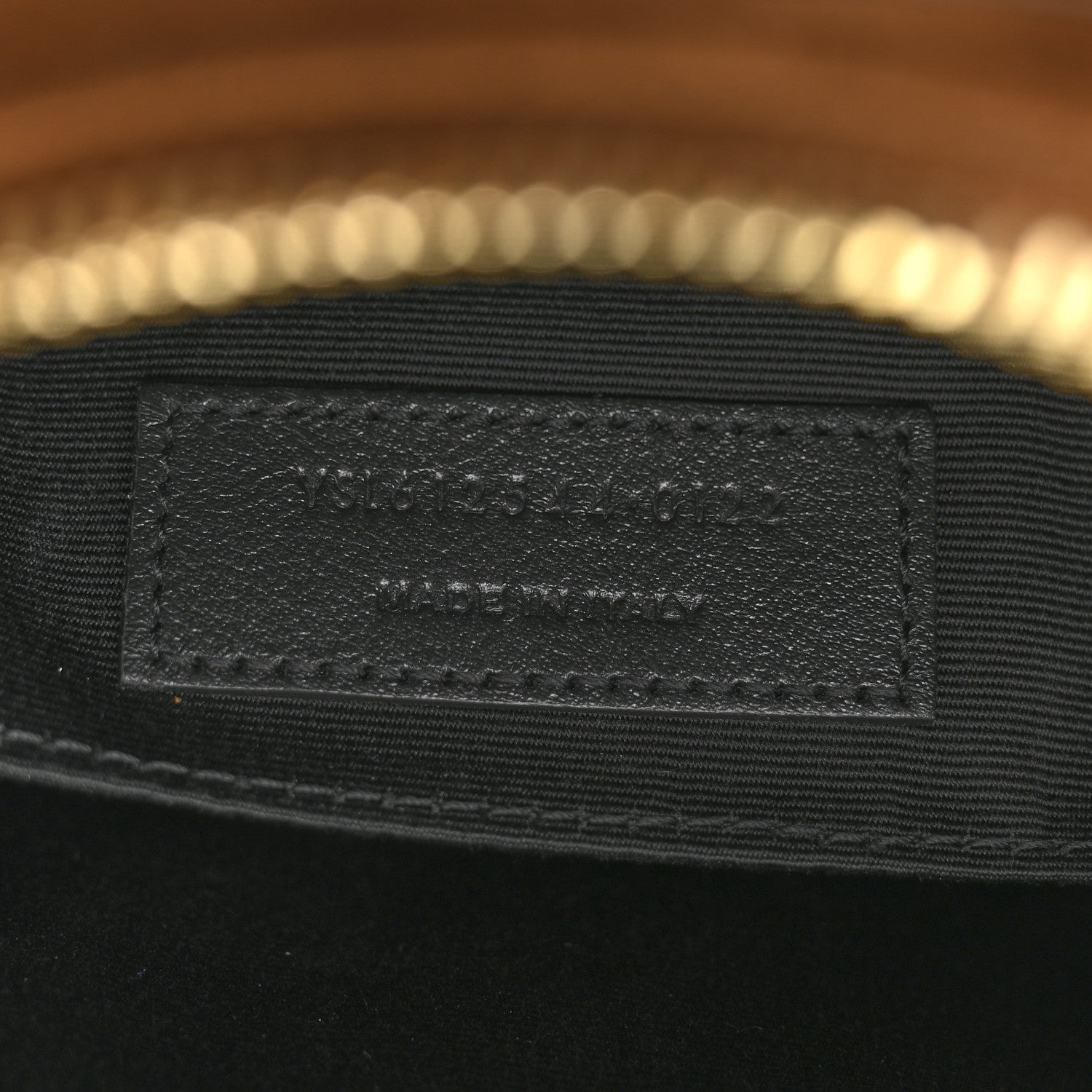 Saint Laurent Suede Studded Woven Monogram Lou Camera Bag Dark Cookie 7 of 11