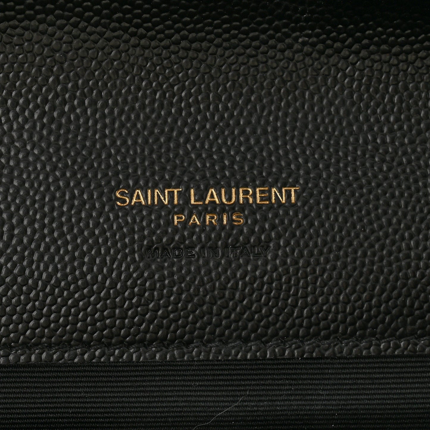 Grain De Poudre Textured Mixed Matelasse Triquilt Monogram Clutch Black