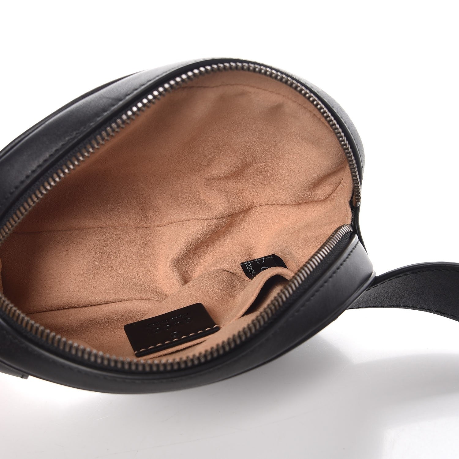 Gucci Calfskin Matelasse GG Marmont Belt Bag 85 34 Black 5 of 9