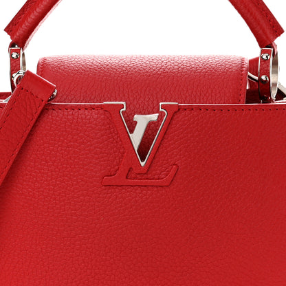 Louis Vuitton Taurillon Capucines BB Rubis 7 of 9