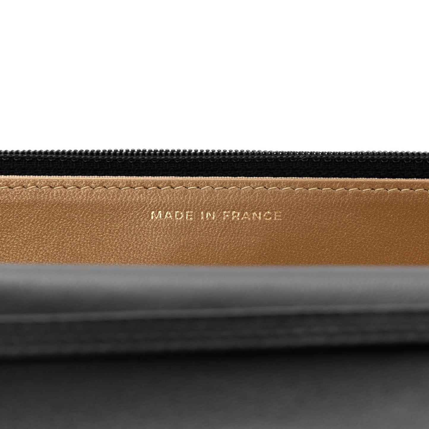 Lambskin Quilted CC Pearl Crush Wallet on Chain WOC Black