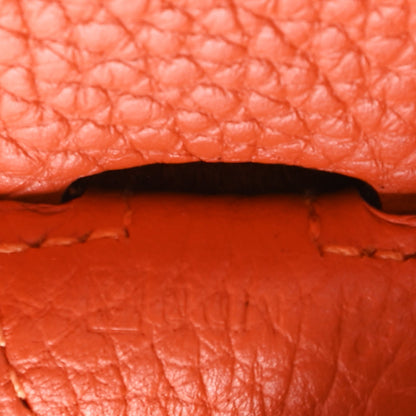 Hermes Taurillon Clemence Evelyne III PM Orange 8 of 8